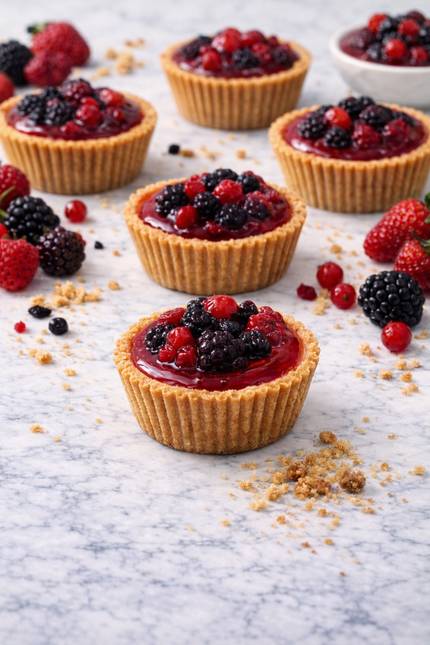 Mix Berry baked cheesecake